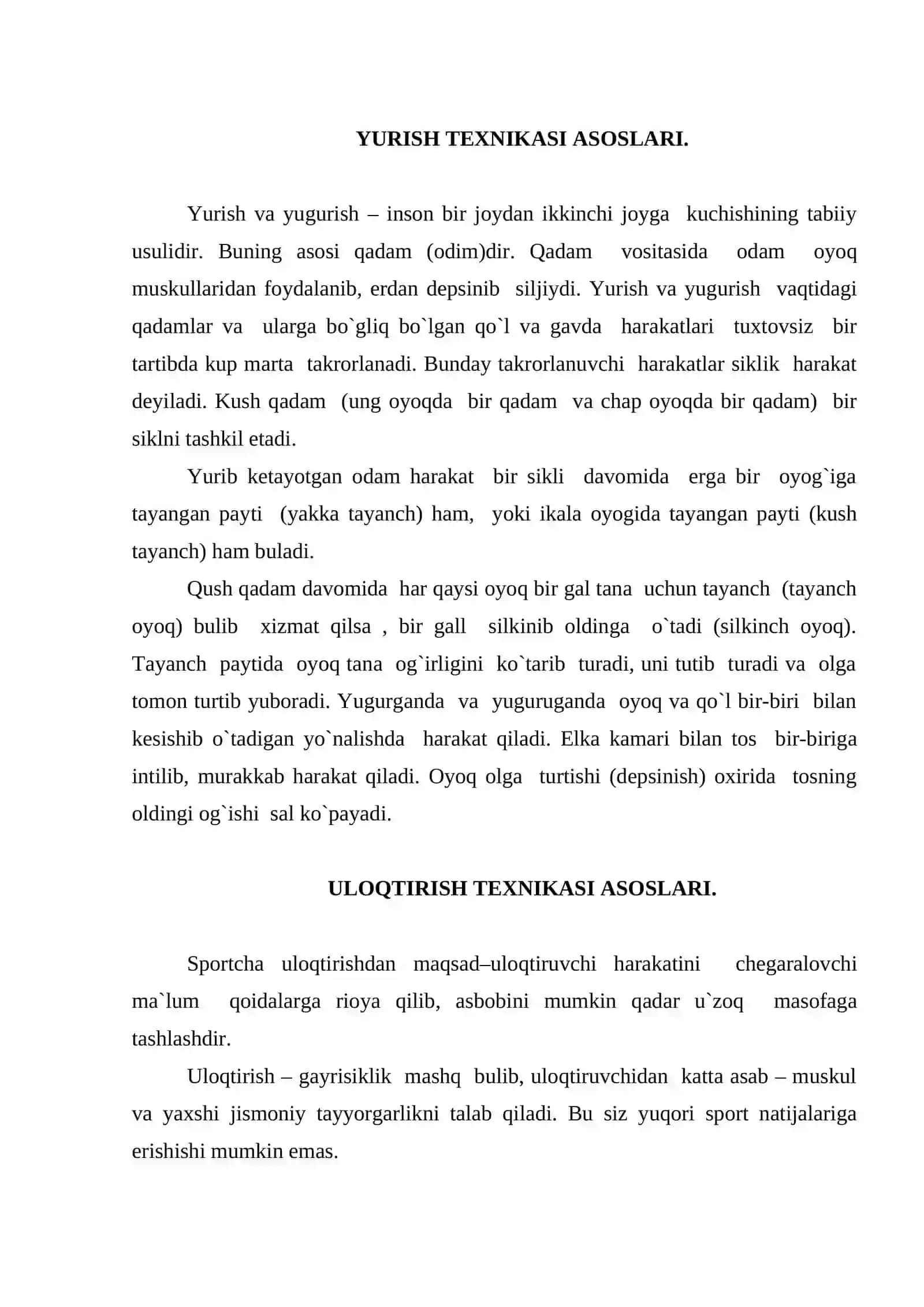Yengil atletika turlari texnikasining asoslari 3