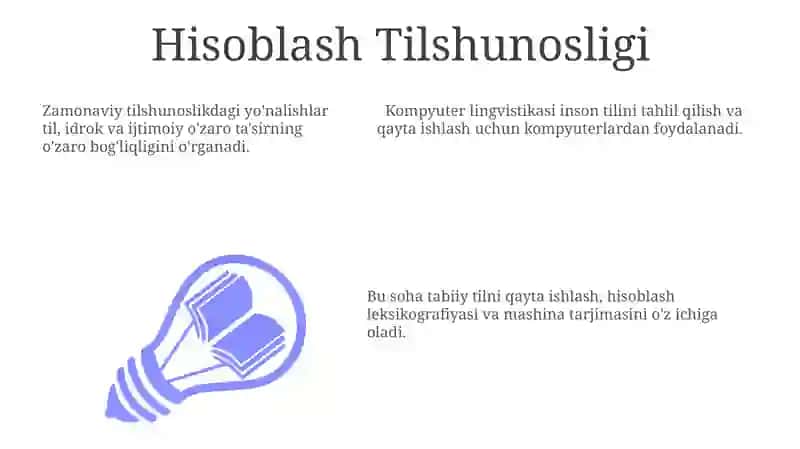 Tilshunoslikning zamonaviy yoʻnalishlari 3