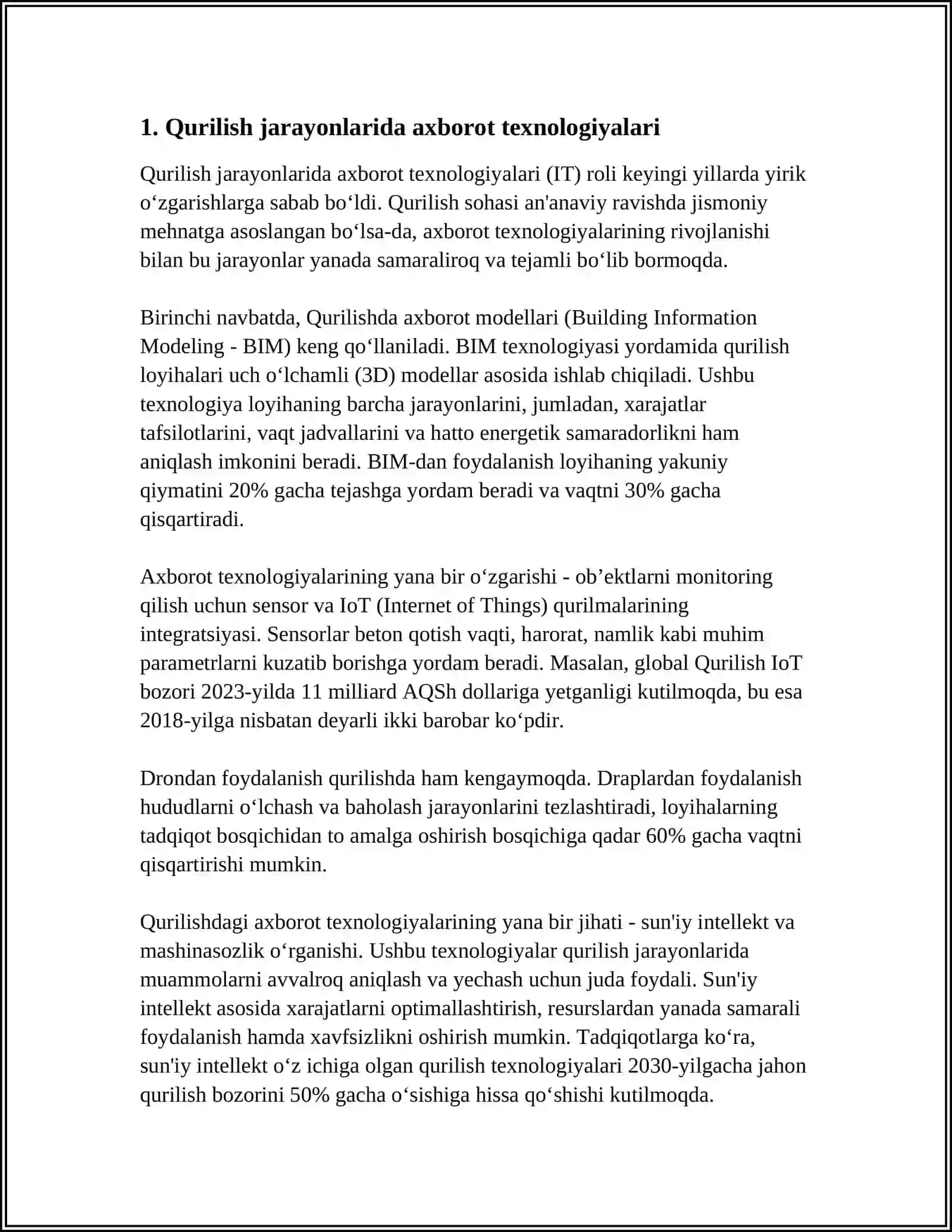 QURILISHNI BOSHQARISHNING ZAMONAVIY TIZIMI 3