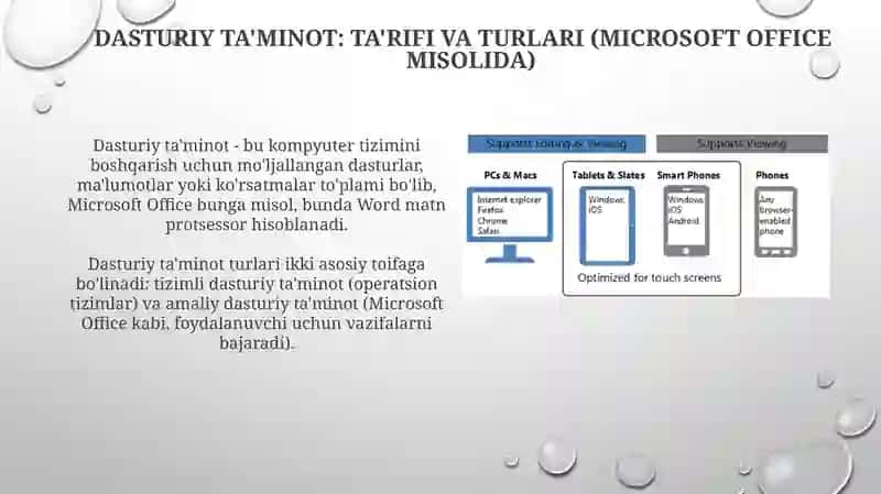 Amaliy dasturiy taminot (Microsoft offce misolida) Rustamov Azizbek 3