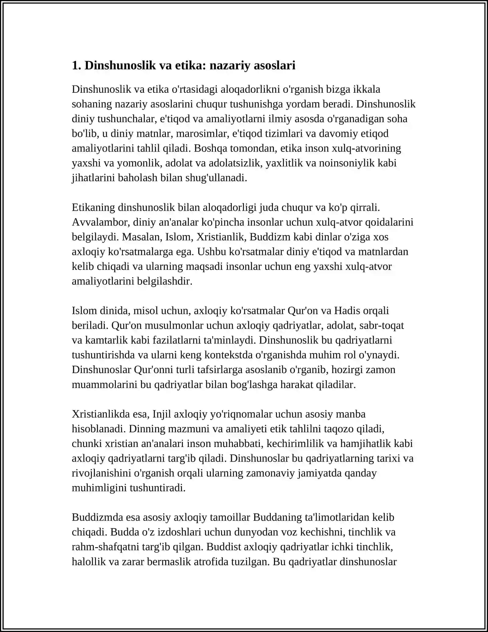 ETIKANING DINSHUNOSLIK BILAN ALOQADORLIGI 3