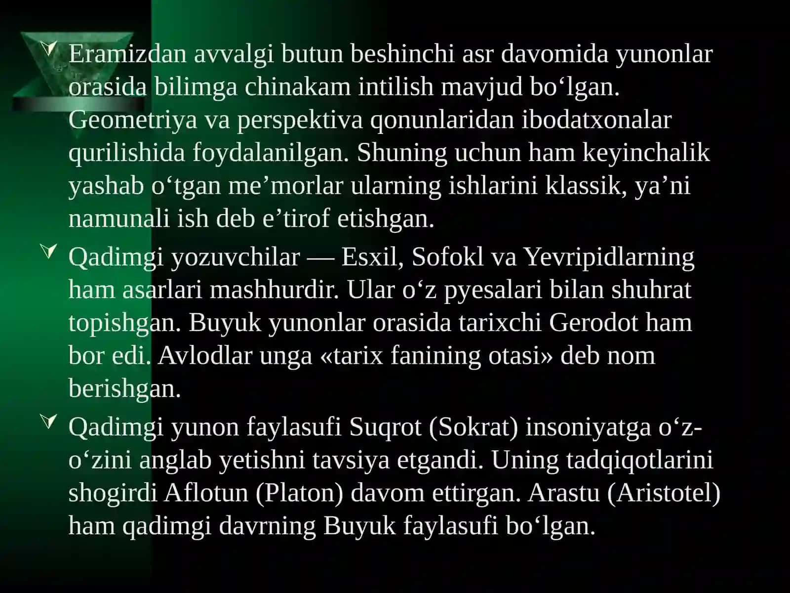 Qadimgi Yunoniston falsafasi 3