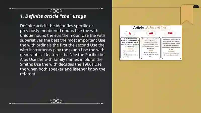 Definite article "the" usage 3