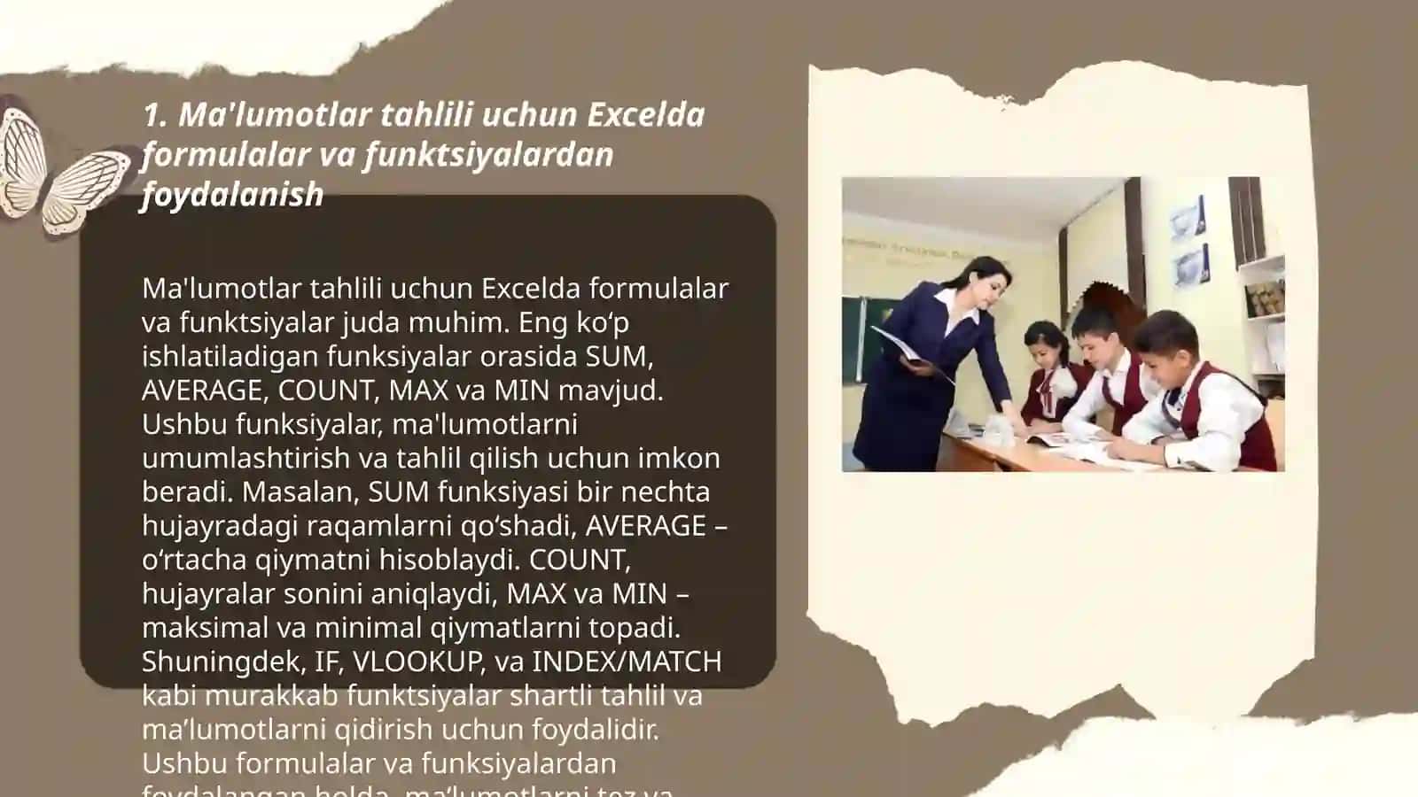 Gap ustida ishlashga oid mustaqil ishlar 3