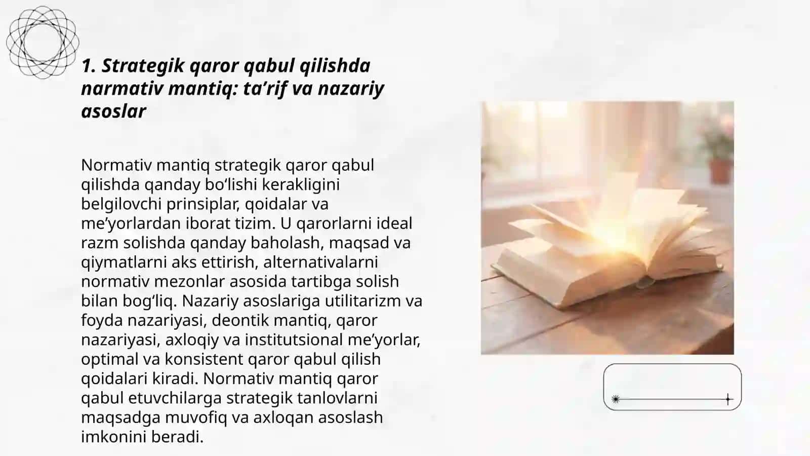 Strategik qaror qabul qilishda narmativ mantiq 3