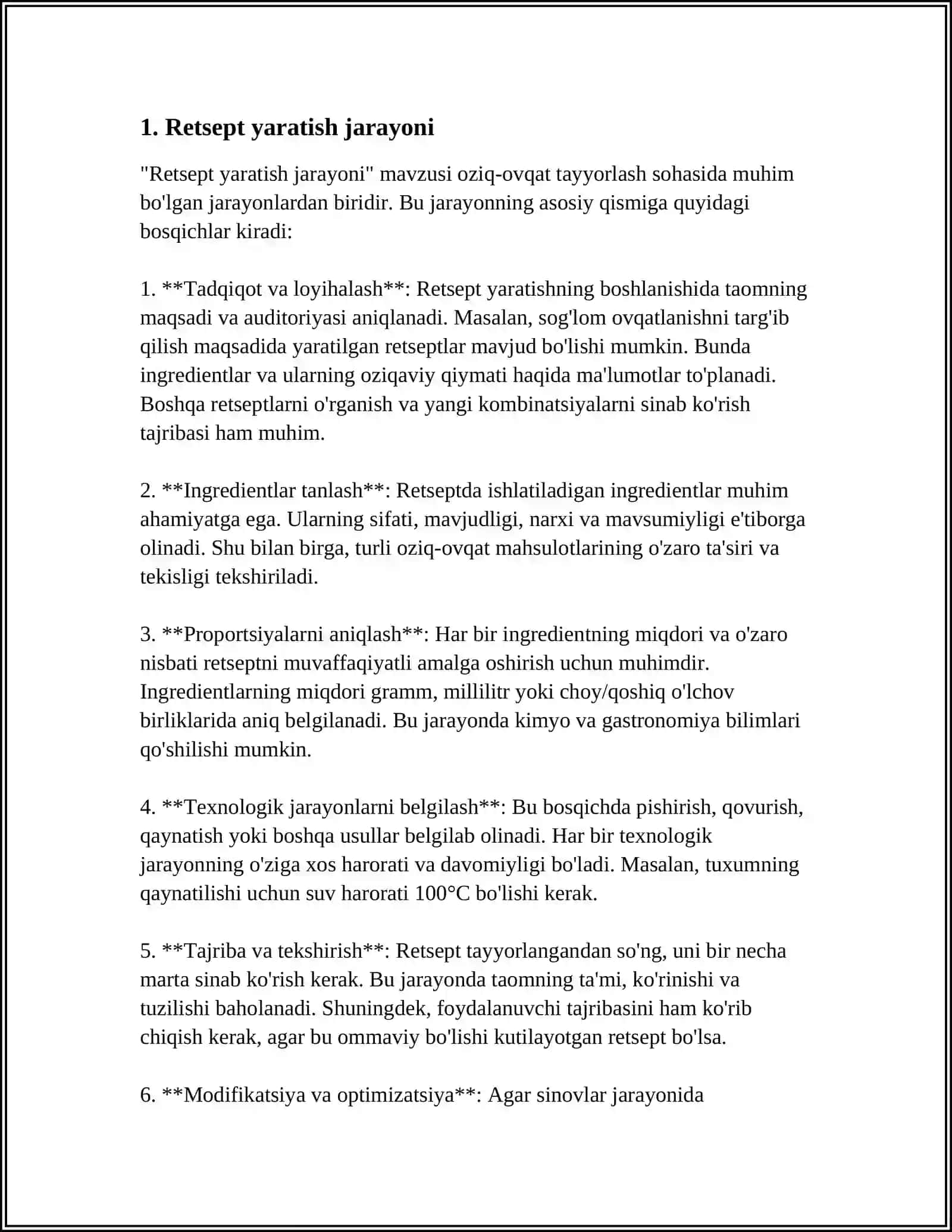 RETSEPTURANING UASH TAYORLASHDAGI AHAMIYATI 3