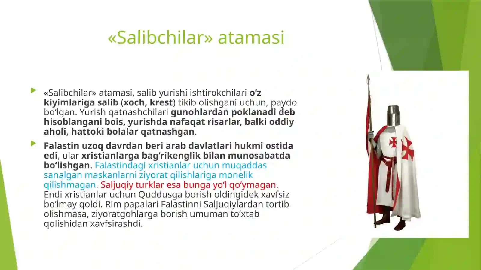 Salib yurishlari va Salohiddin Ayyubiy 3