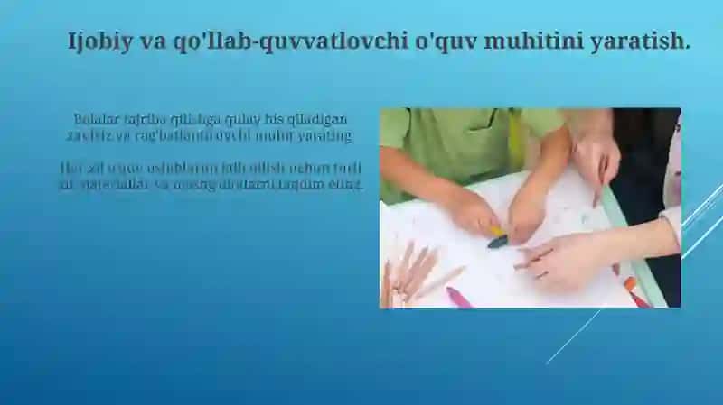 Bolalarni rasm chizishga òrgatish 3