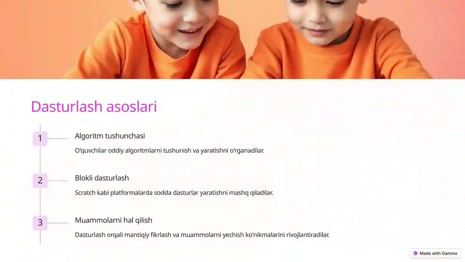 Boshlang'ich sinf texnologiya darslarining kompotensiyalari 3
