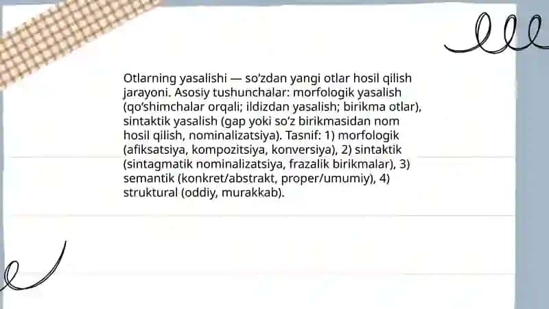 Otlarning yasalishi 3