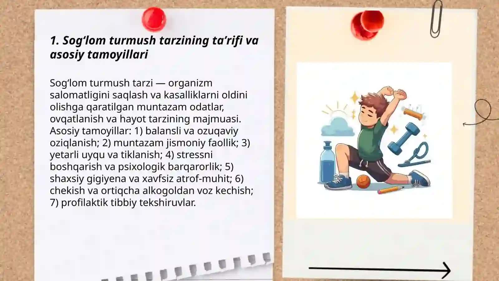 Sogʻlom Turmush Tarzi va uning Salomatlikni Shakllantirishdagi Ahamiyati 3
