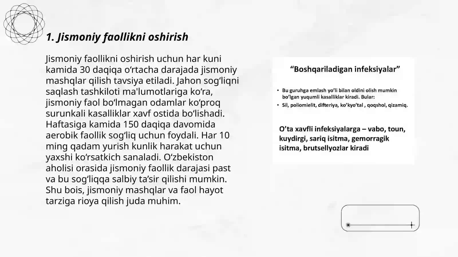 Jismoniy faollikni oshirish 3