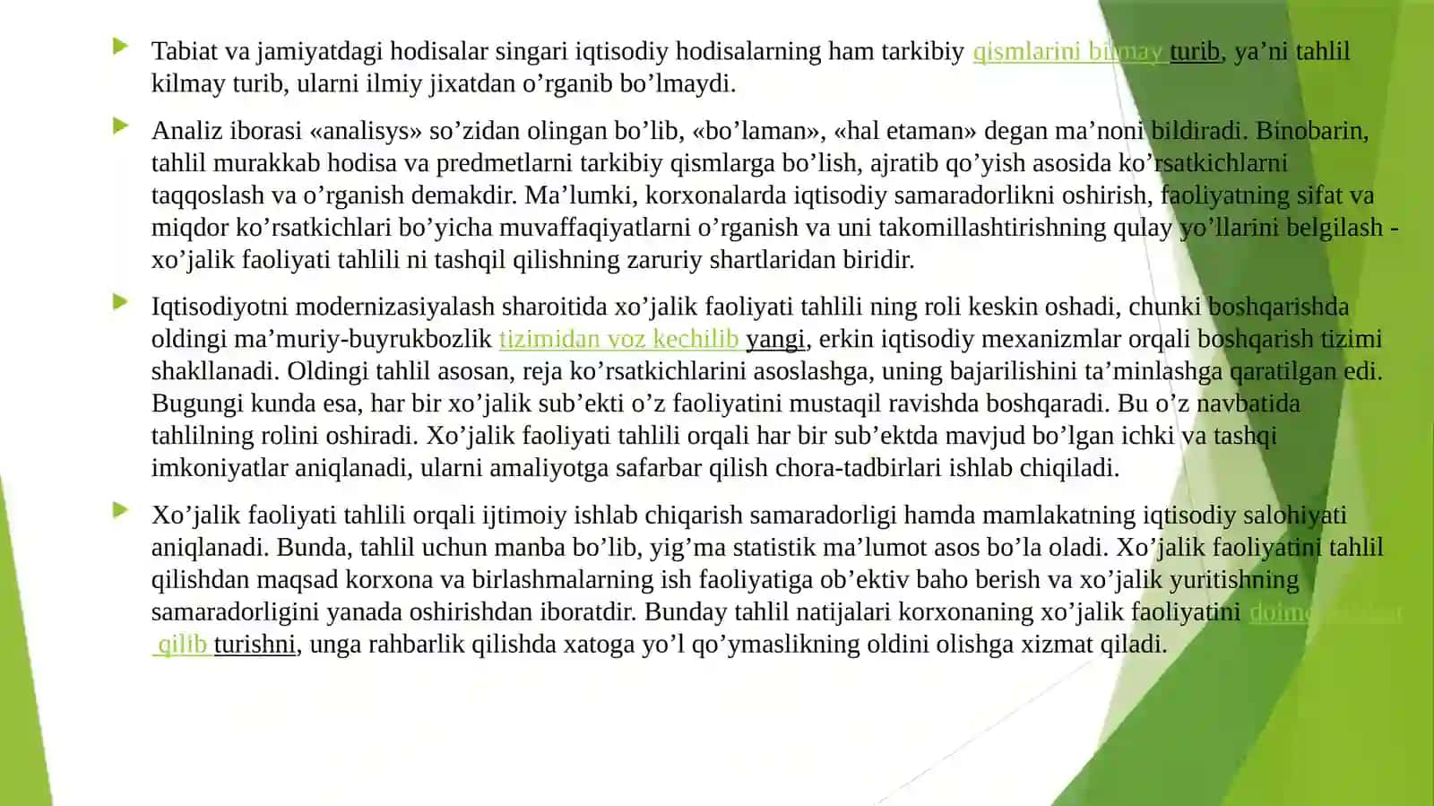 Tashkilot, xo’jalik sub’yekti tushunchalari. Biznes tashkiletishning maqsadi, vazifalari 3