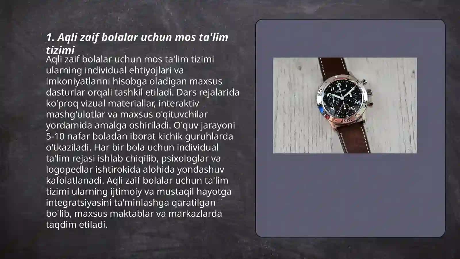 Aqli zaif bolalar uchun mos ta'lim tizimi 3