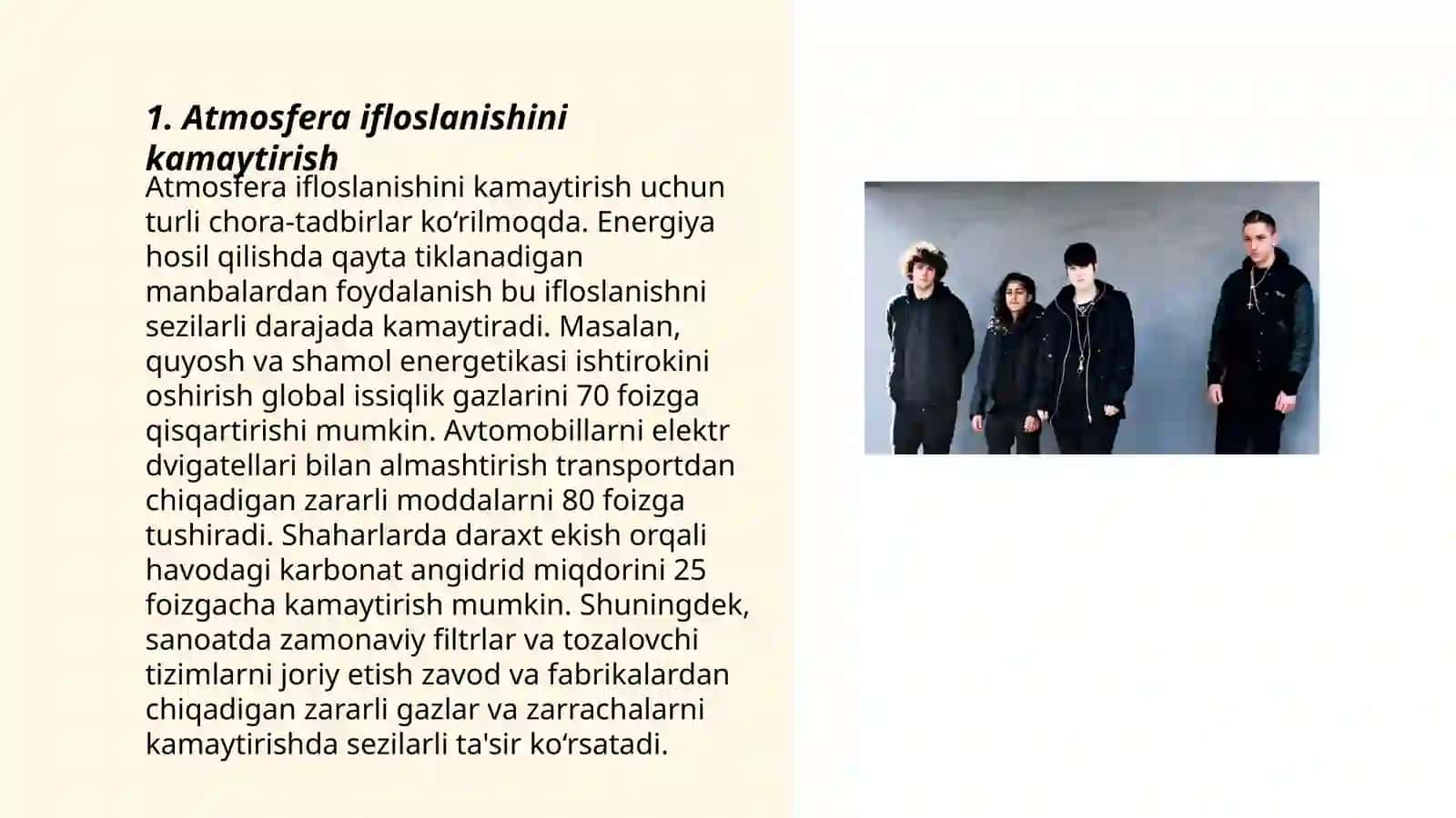 Antropogen omillarning biosferaga salbiy taʼsirini kamaytiramiz D sinf 3