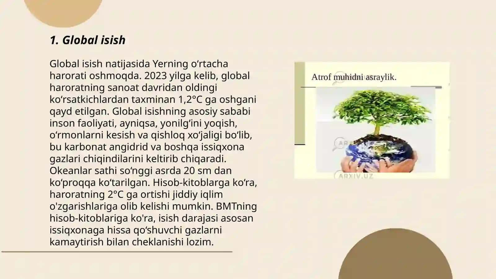 Gen atrof muhit ozoro tasiri 3