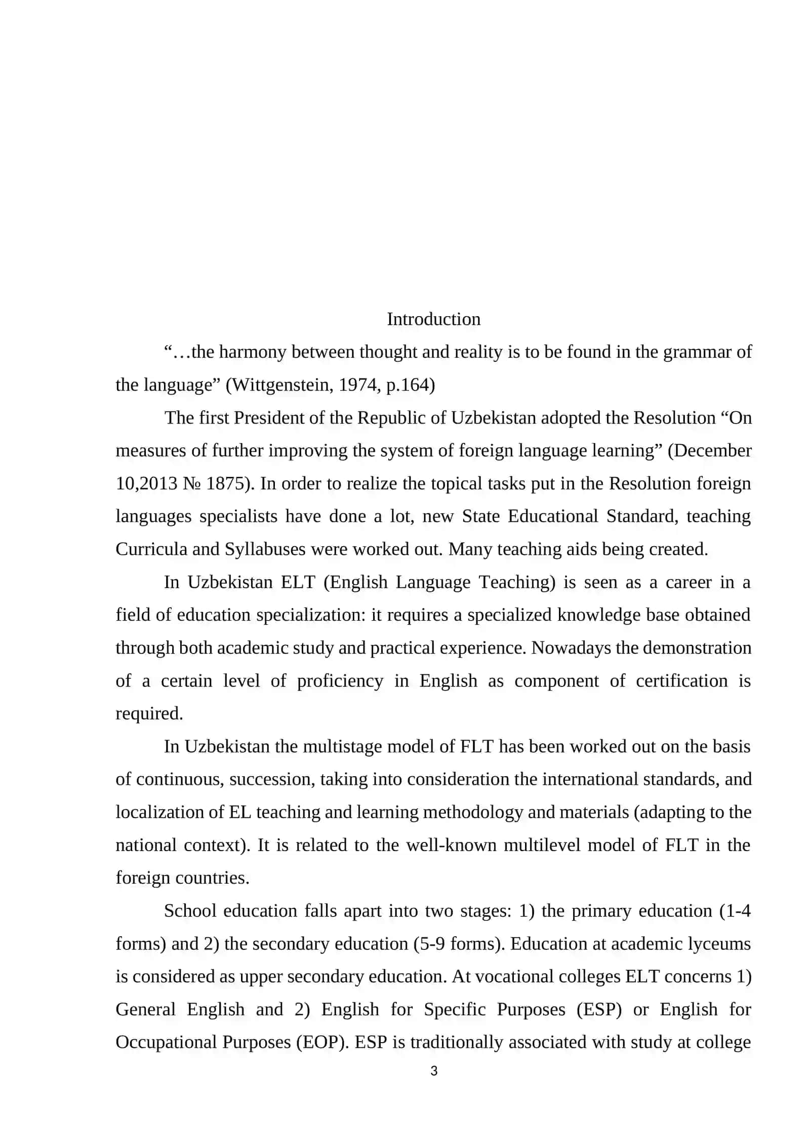 COURSE WORK: THE ROLE OF INTERACTIVE GAMES IN DEVELOPING SPEAKING SKILLS 3