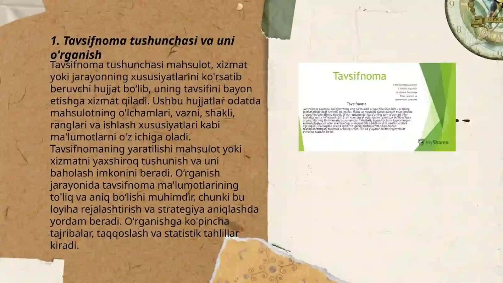 Tavsifnoma va tavsiyanoma matnlarining o'ziga xosliklari 3