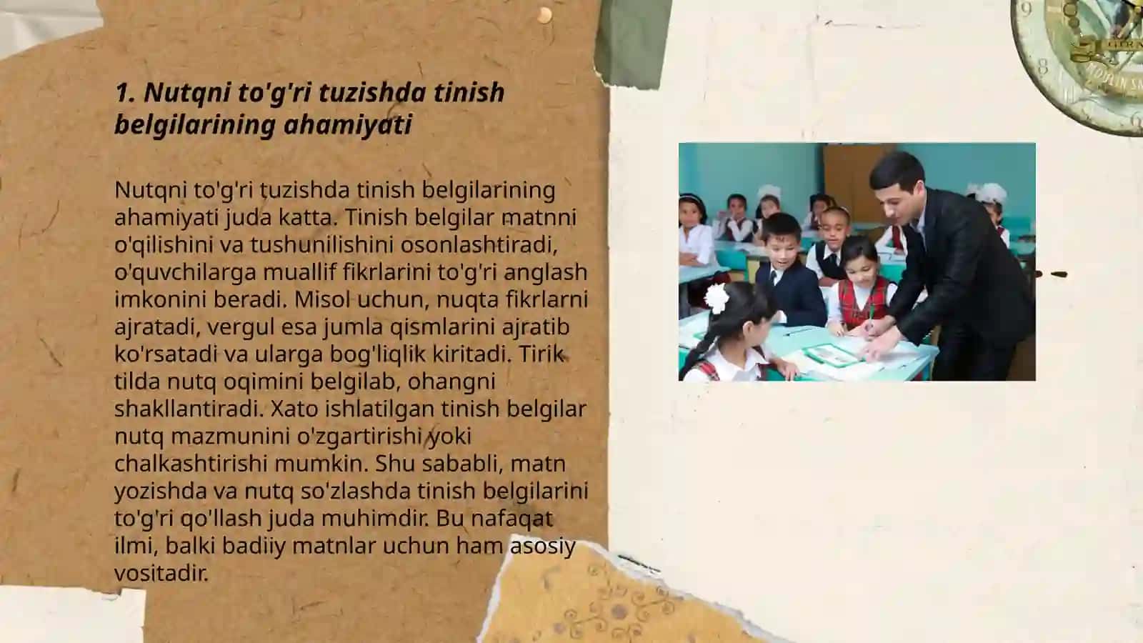 1-4 sinf darsliklaridagi tinish belgilarining ishlatilishiga oid mashqlarni tahlil qilish 3