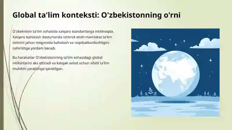 Xalqaro baholash dasturlarining ta’lim sifatiga va mazmuniga ta’siri 3