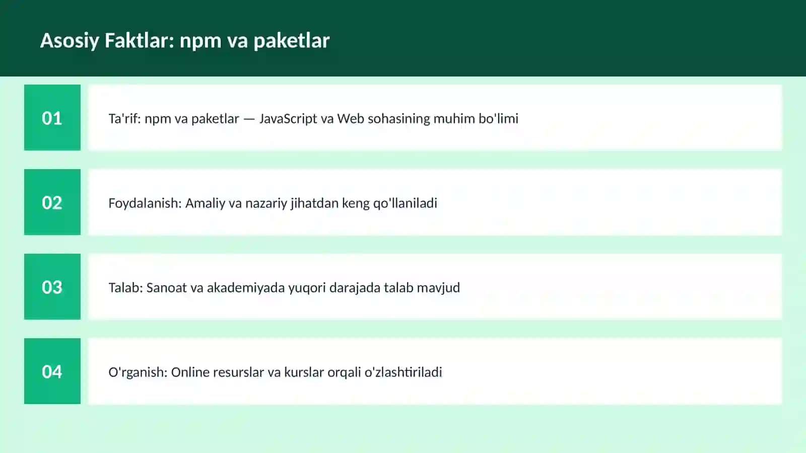 DASTURLASH | JAVASCRIPT VA WEB 3