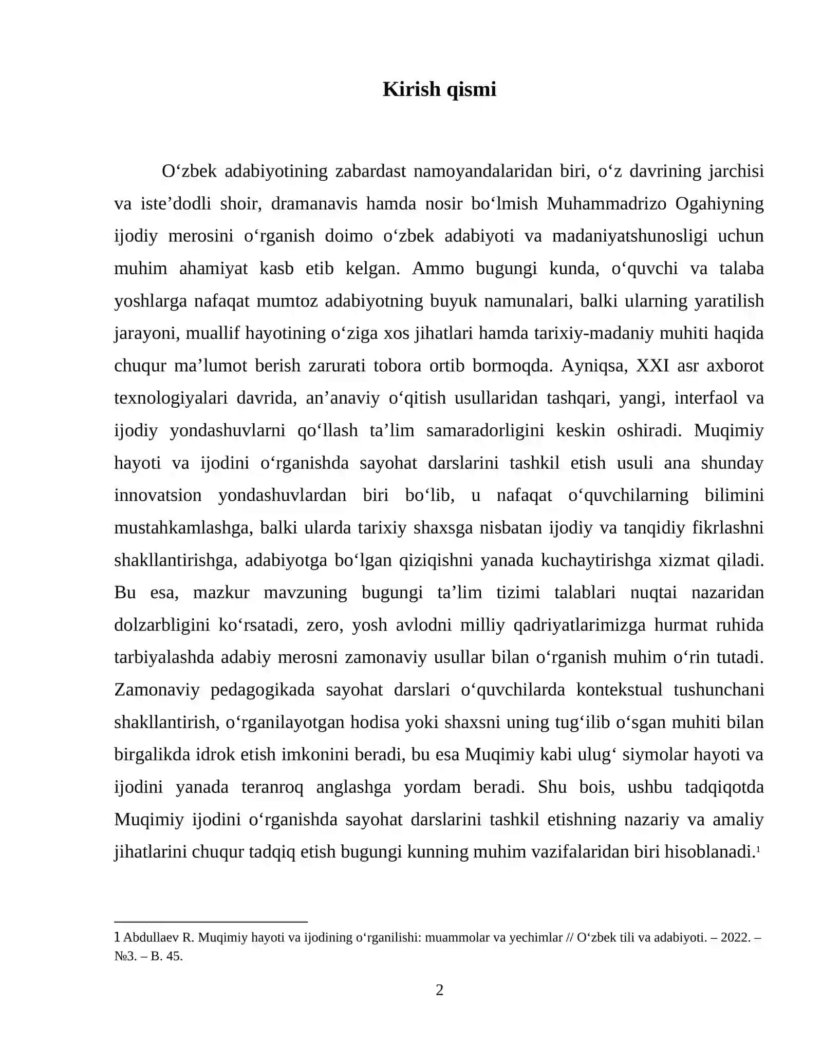 Muqimiy hayoti va ijodini oʻrganishda sayohat darslarini tashkil etish 3