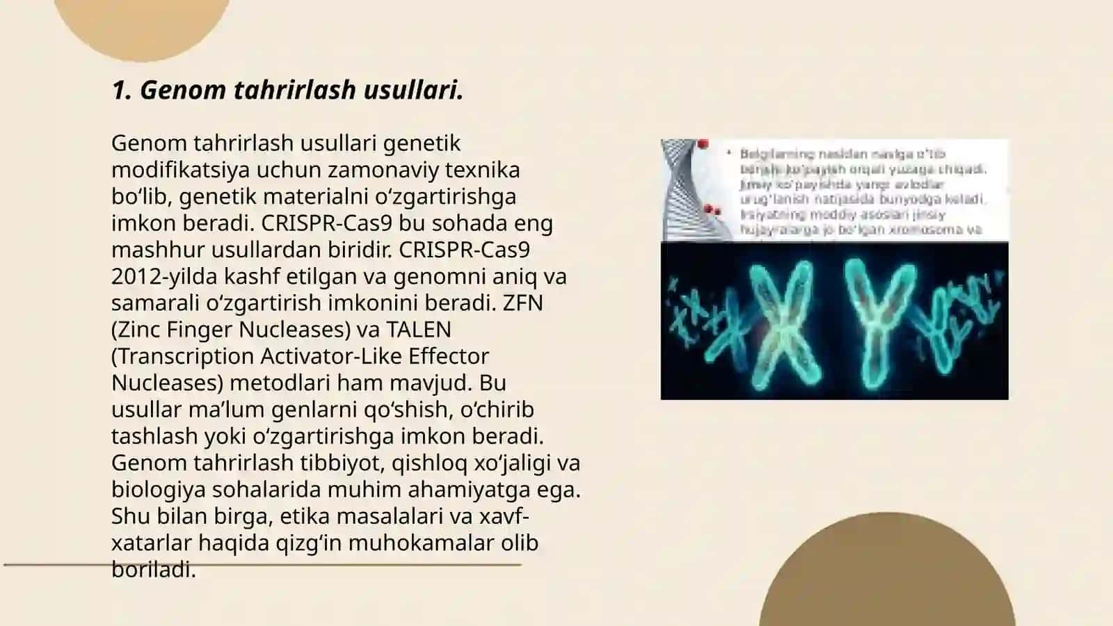 Odam genetikasining hozirgi zamon usullari 3