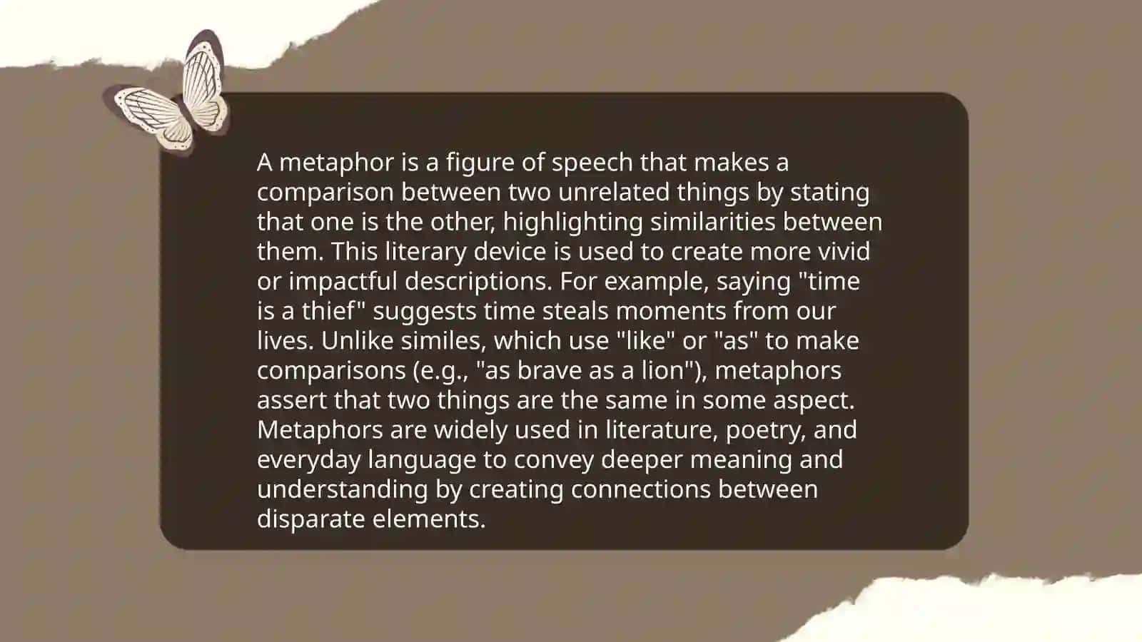 Metaphor and Metonomy 3