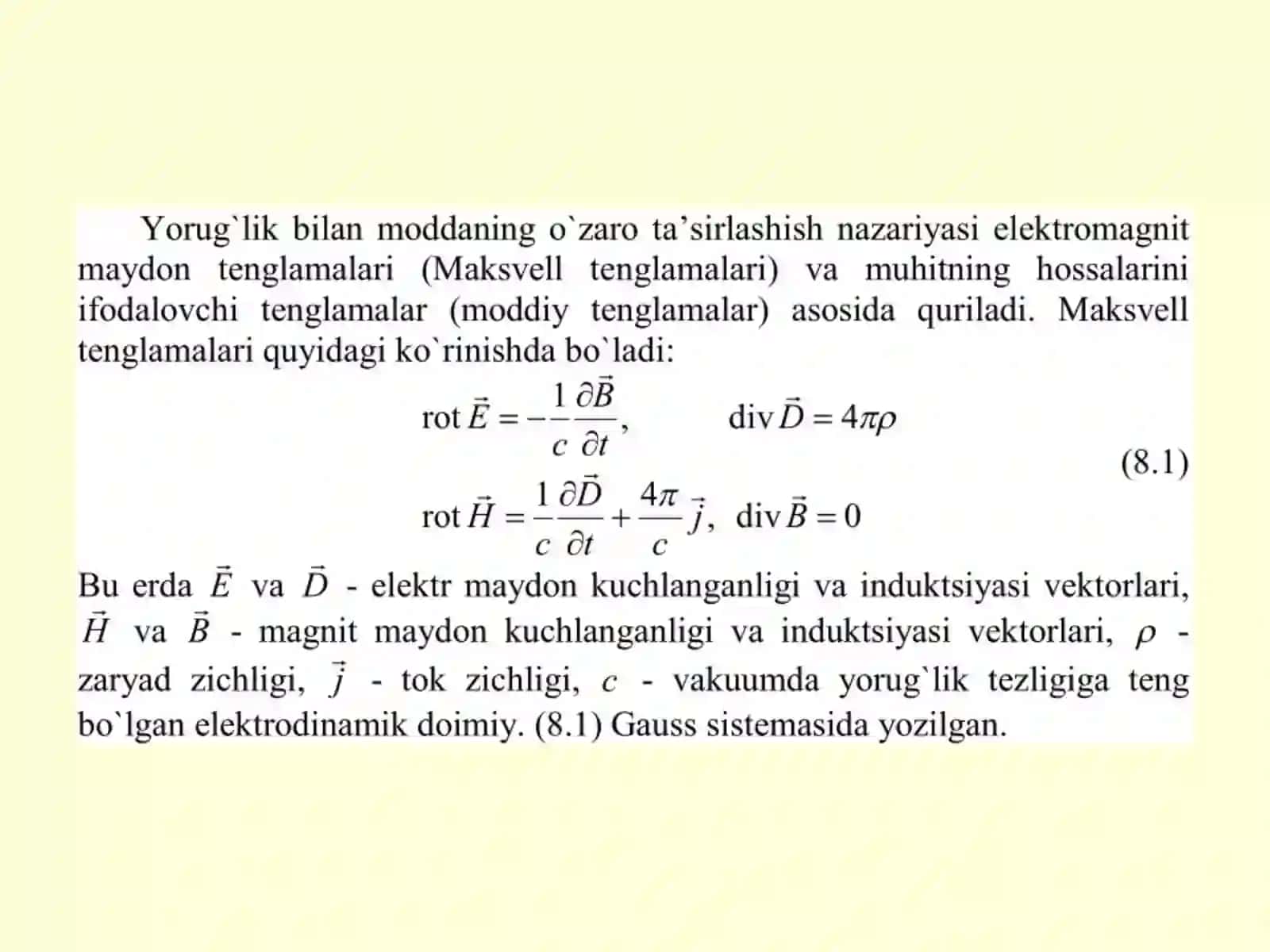 Elеktrоmagnitik to`lqinlarni dielеktriklarda tarqalishi 3