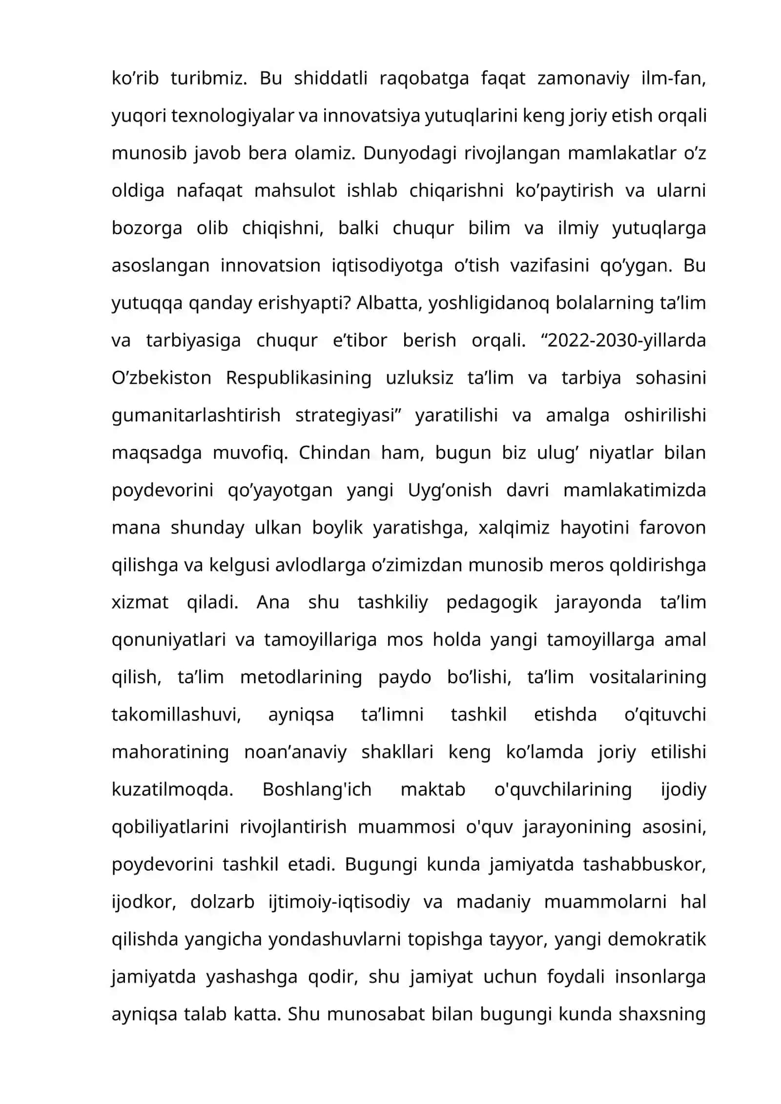 Boshlang‘ich sinf o‘quvchilarini qo‘shish va ko‘paytirishning xossalaridan foydalanib misollar yechishga o‘rgatish metodikasi 3