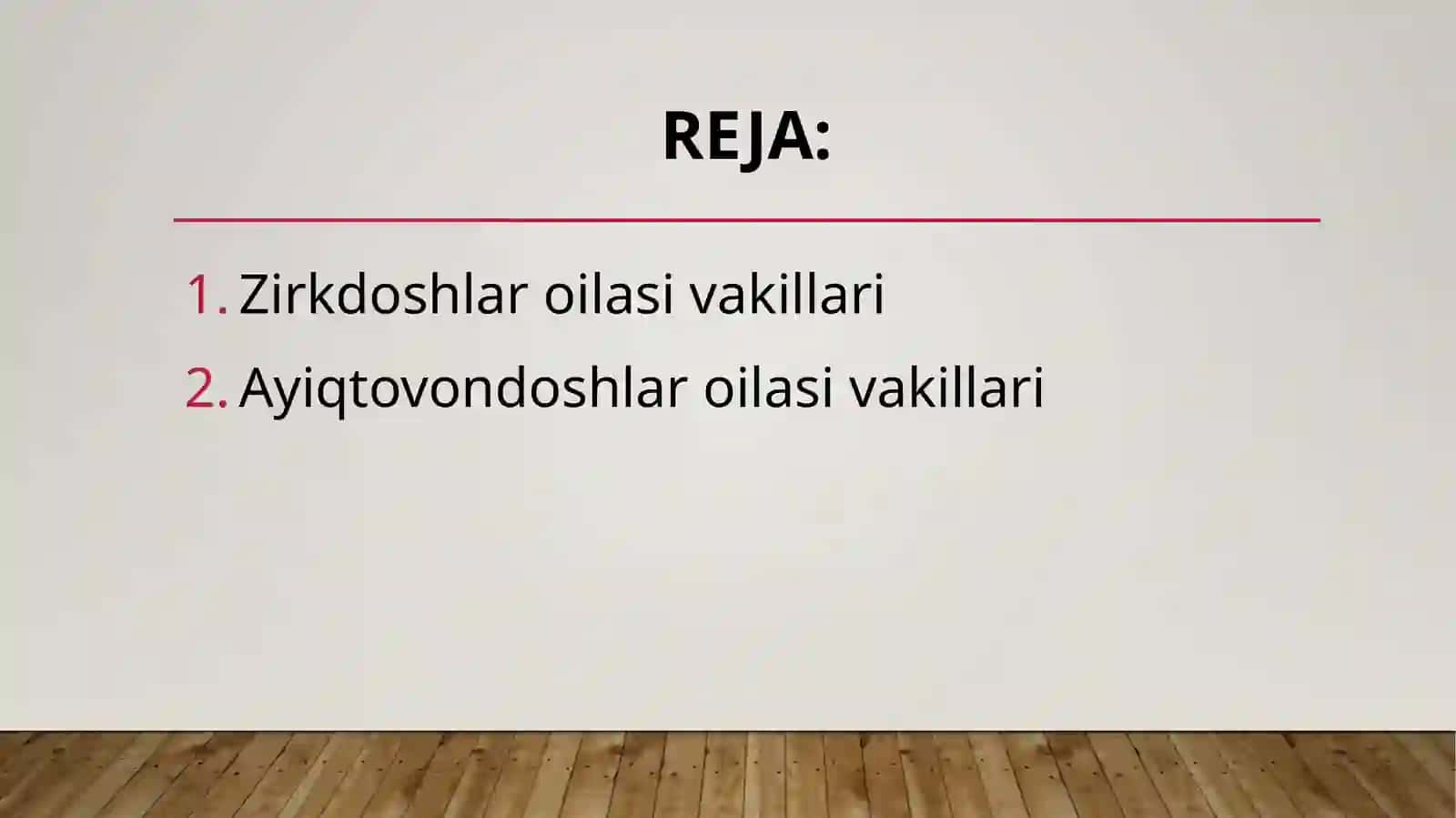 Zirkdoshlar va ayiqtovondoshlar oilasi turkumi turlari nomenklaturasini tahlili va oʻrganish qoidalari 3