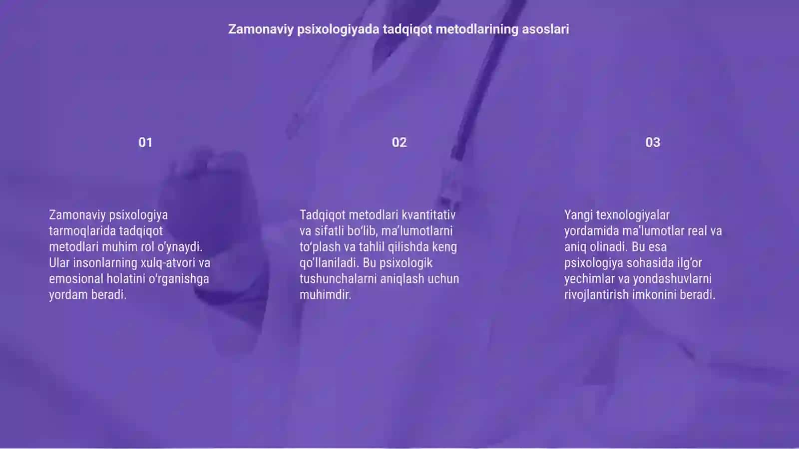 Zamonaviy psixologiya tarmoqlarida tadqiqot metodlarining qöllanilishi 3