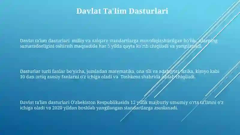 Ta'limdagi Jahon Standartlari 3