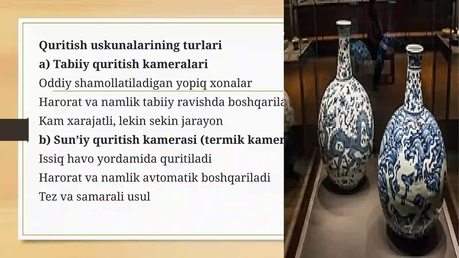 Chinni-fayans buyumlarini quritish va kuydirish uskunalari 3