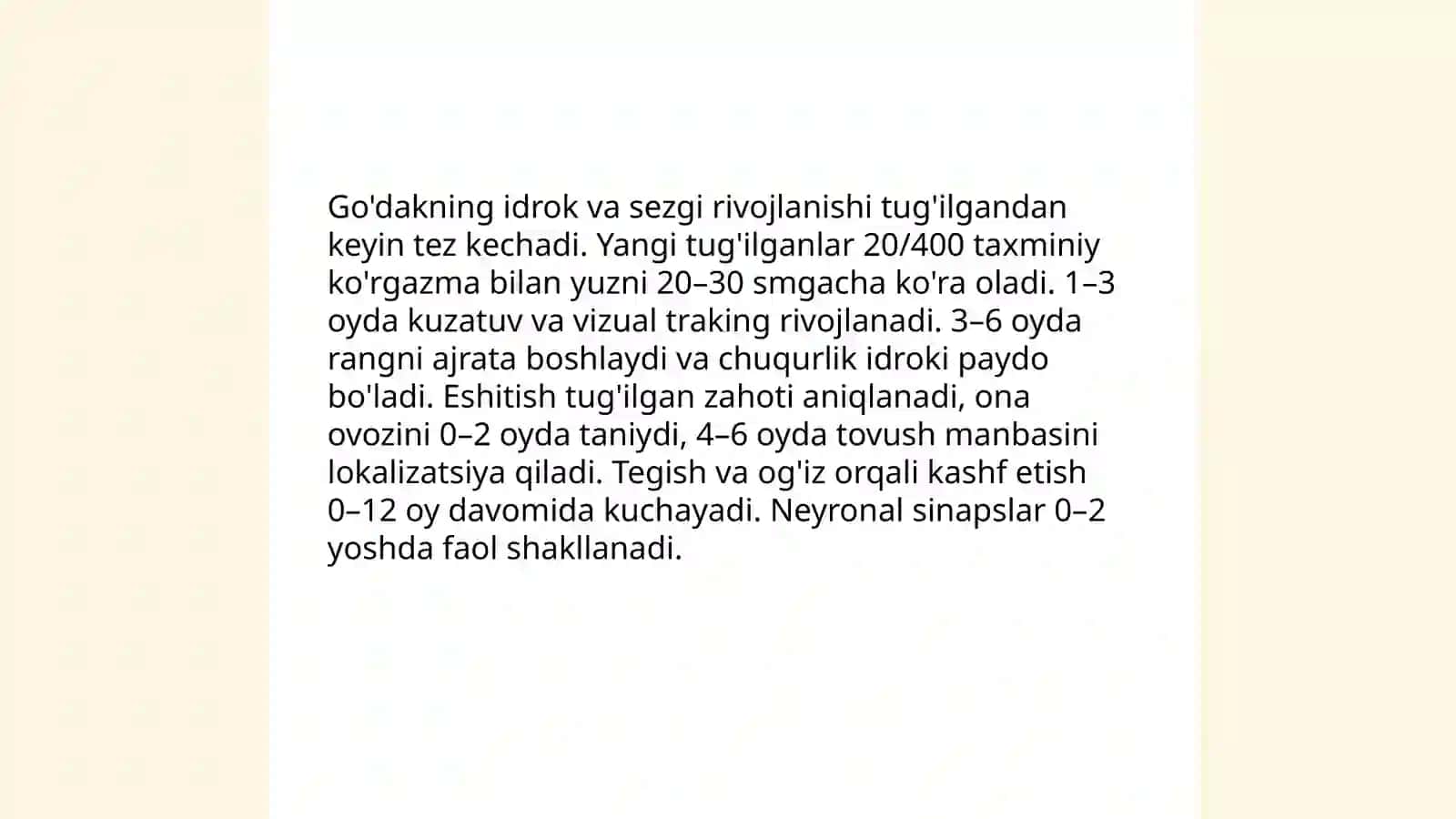 Go'daklik davrining psixologik xususiyatlari 3