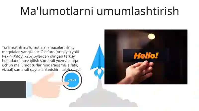 Turli matn turlarni qayta ishlash 3