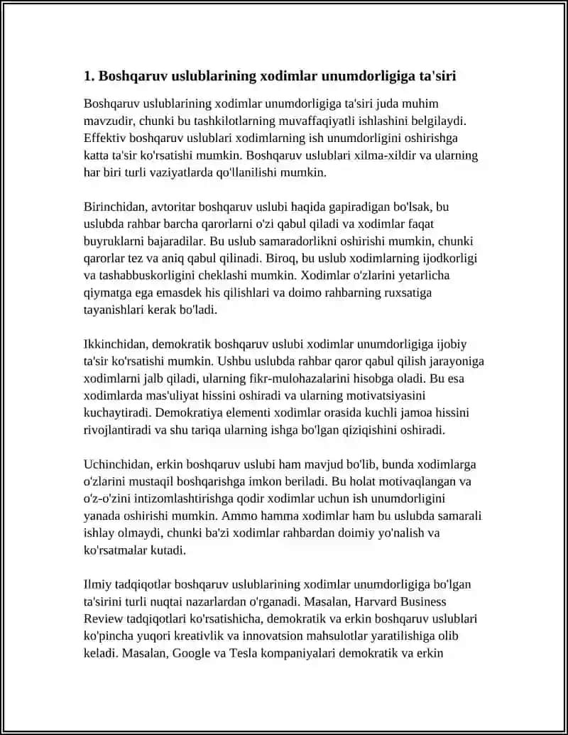 XODIMLARNING ISH UNUMDORLIGINI OSHIRISHDA BOSHQARUV ROLINI O‘RGANISH 3