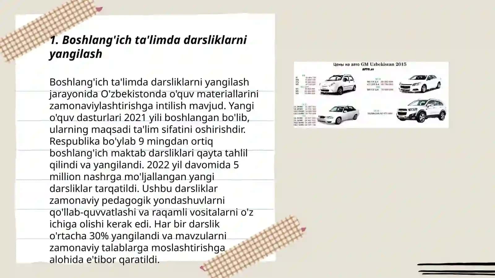 Òzbekistonda boshlaģich ta'lim tizimi 3