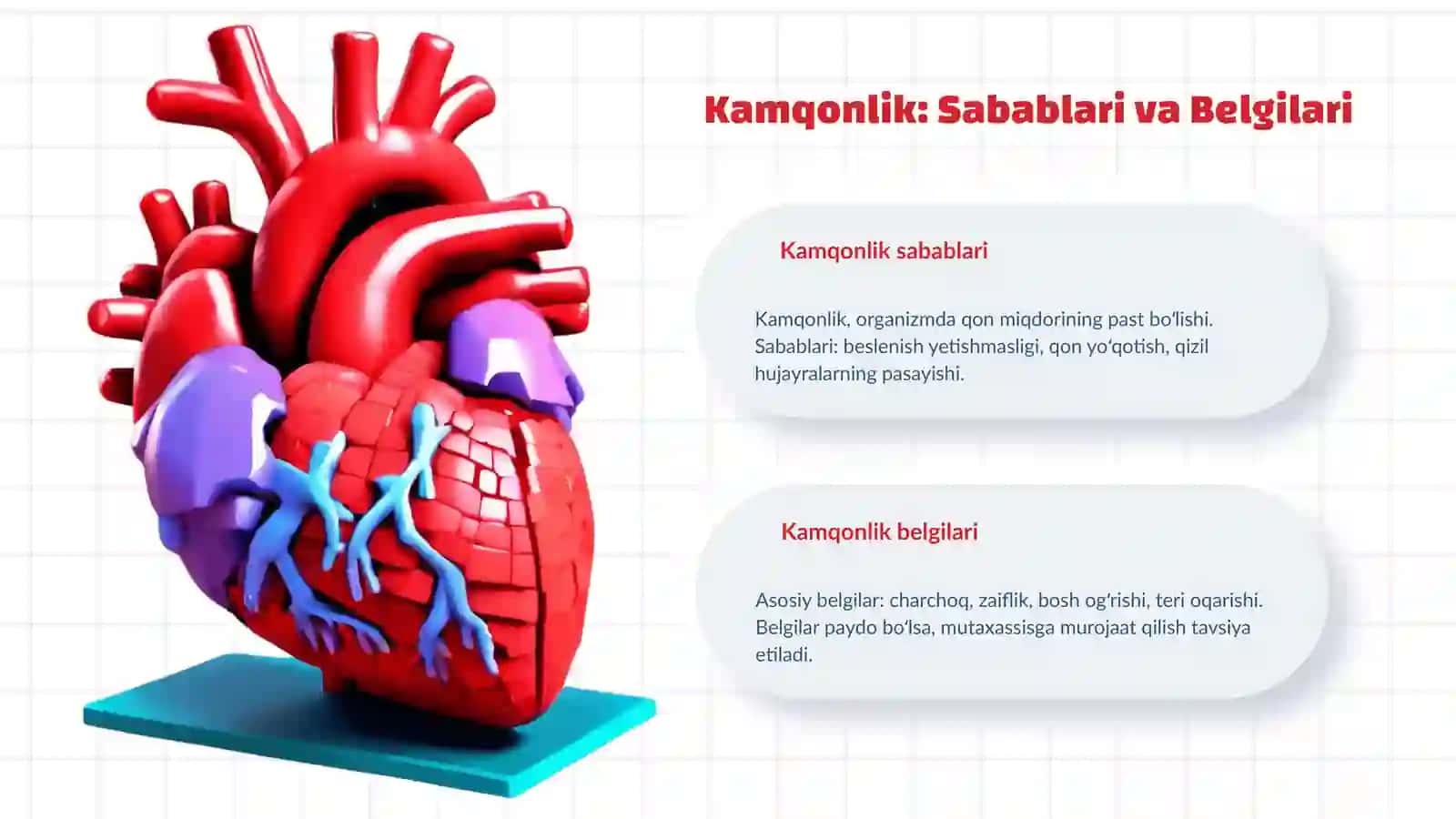 Kamqonlik turlari va sabablari. Qon ivishi omillarining tug'ma kasaliklari 3