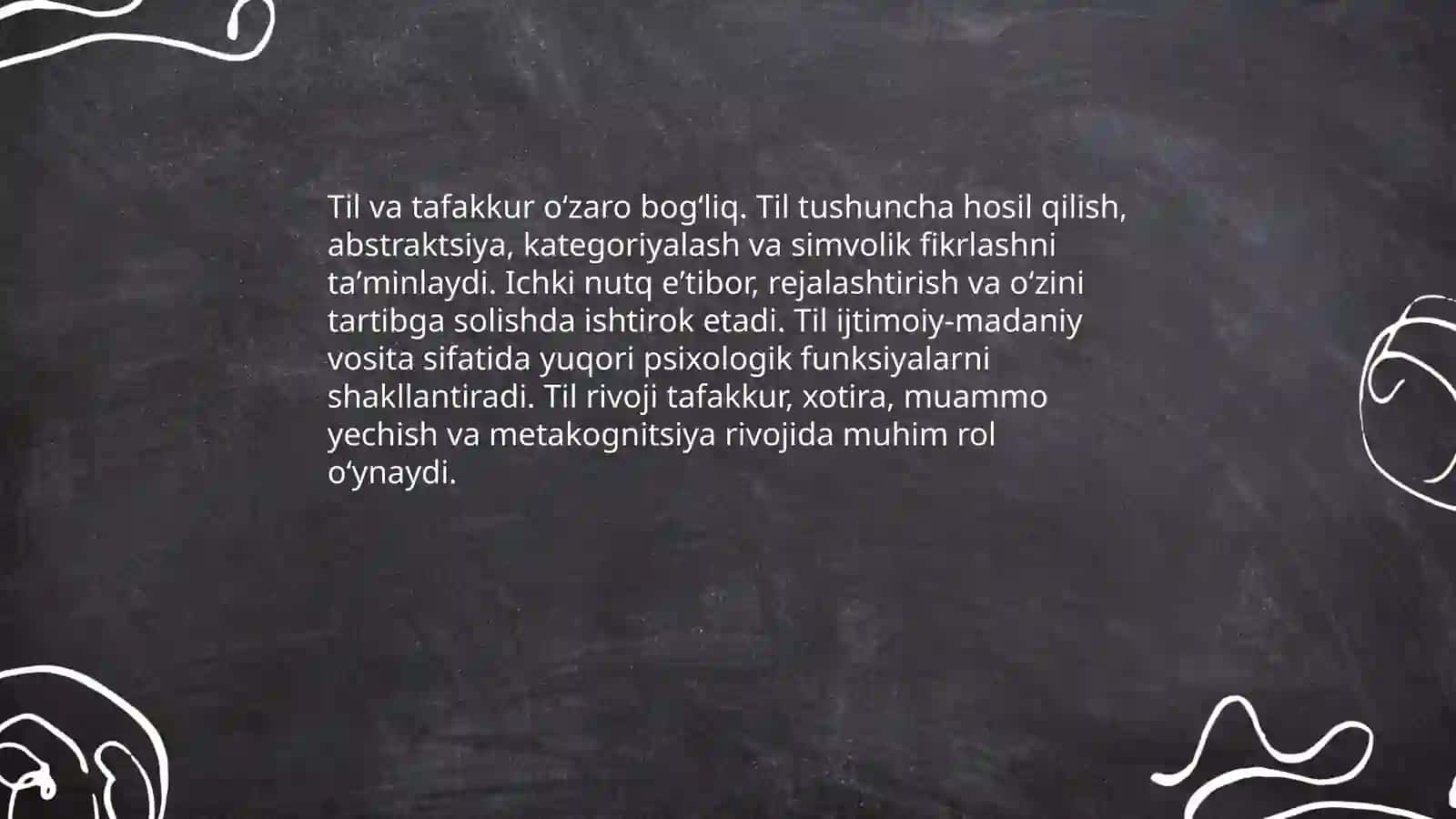 Til va oliy psixologik funksiyalar bogʻliqligi 3