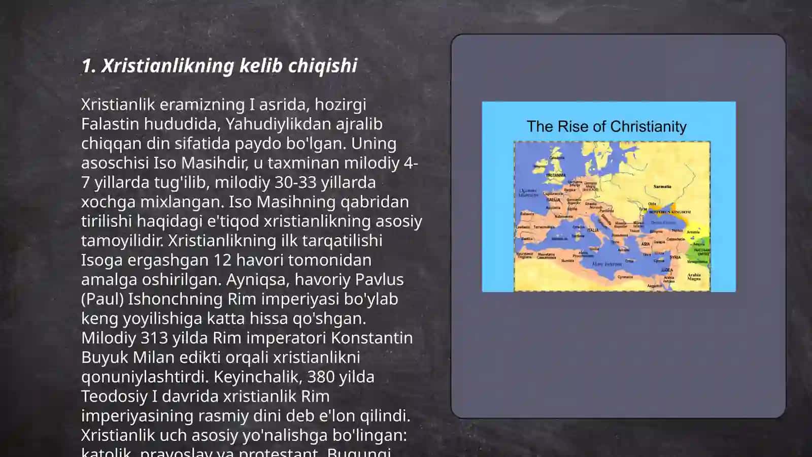 Xristianlik dinining tarixi 3