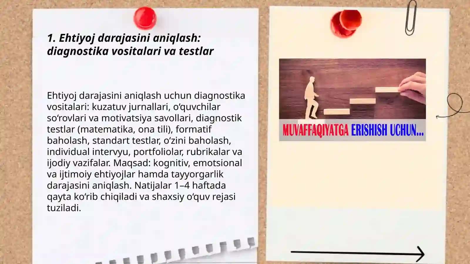 O‘quvchilar motivatsiyasini oshirishda individual yondashuv ehtiyojlar darajasiga ko‘ra qanday tashkil etiladi? 3