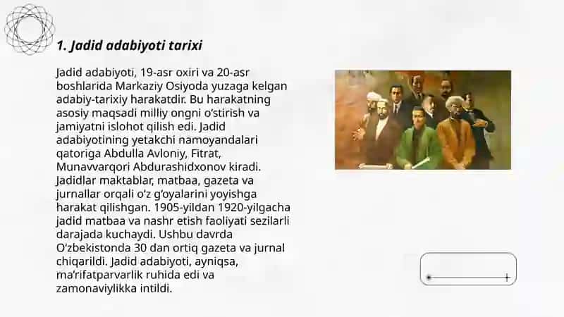 Jadidlar ijodida poetik janrining yangilanishi 3
