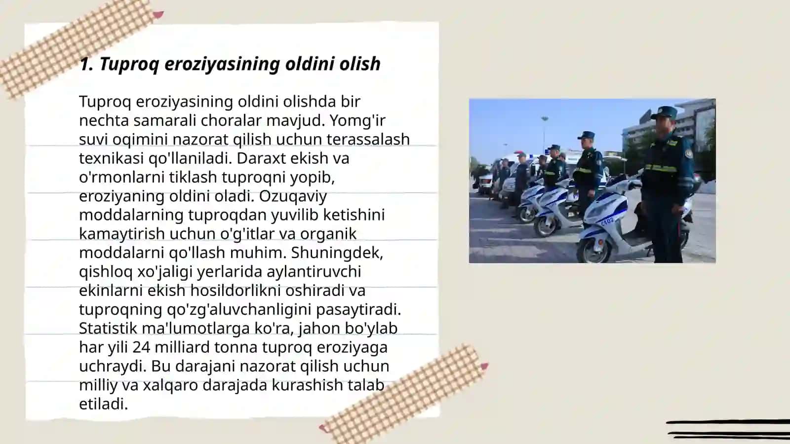 Tuproqlarni muhofaza qilish va ekologik monitoring olib borish 3