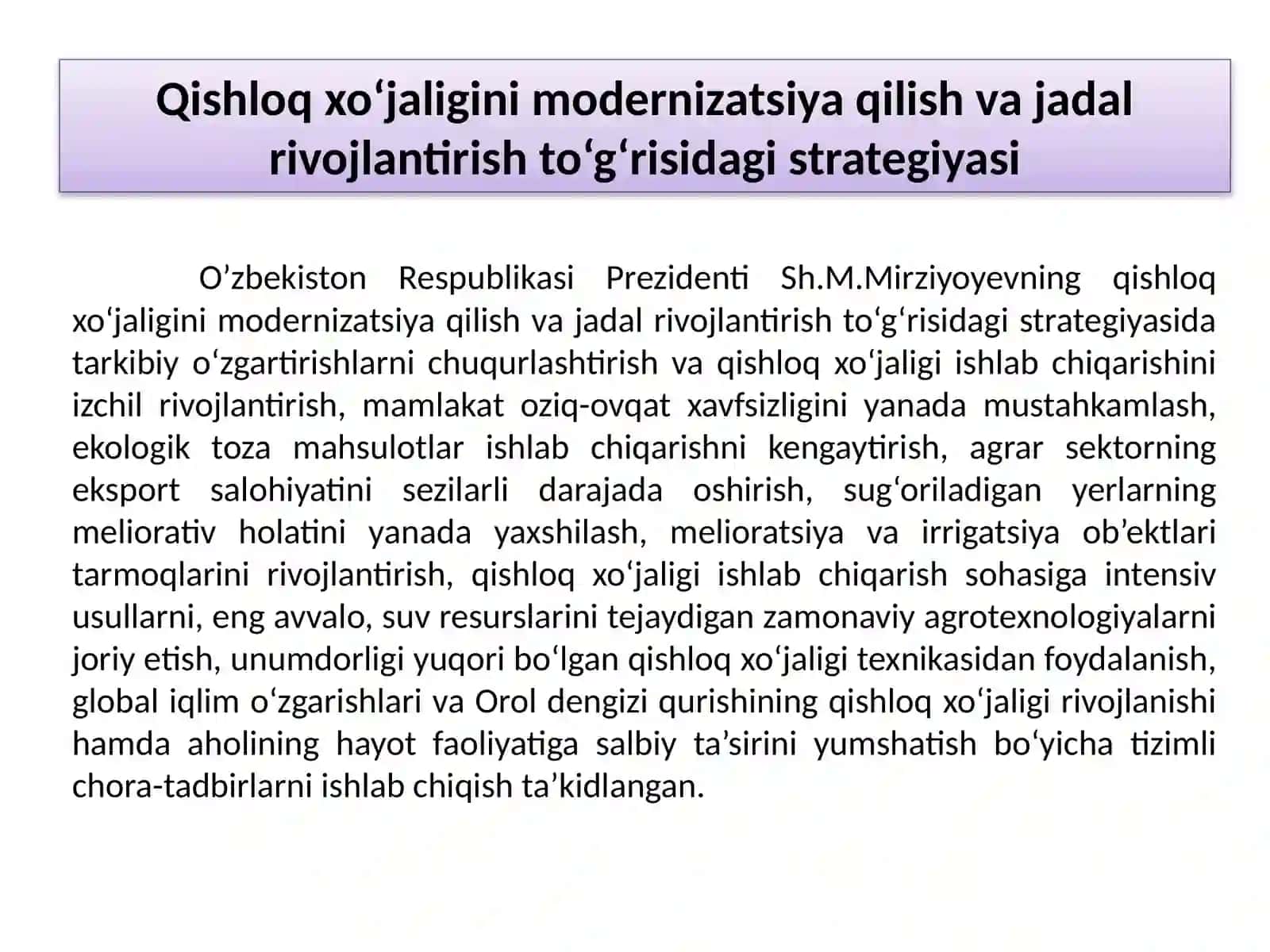 Sho’rlangan tuproqlar va uni oldini olish chora tadbirlari 3