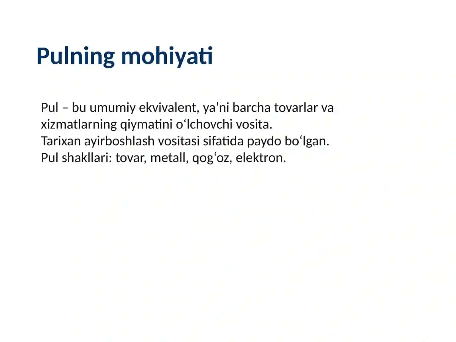 Iqtisodiyotda pul munosabatlari 3