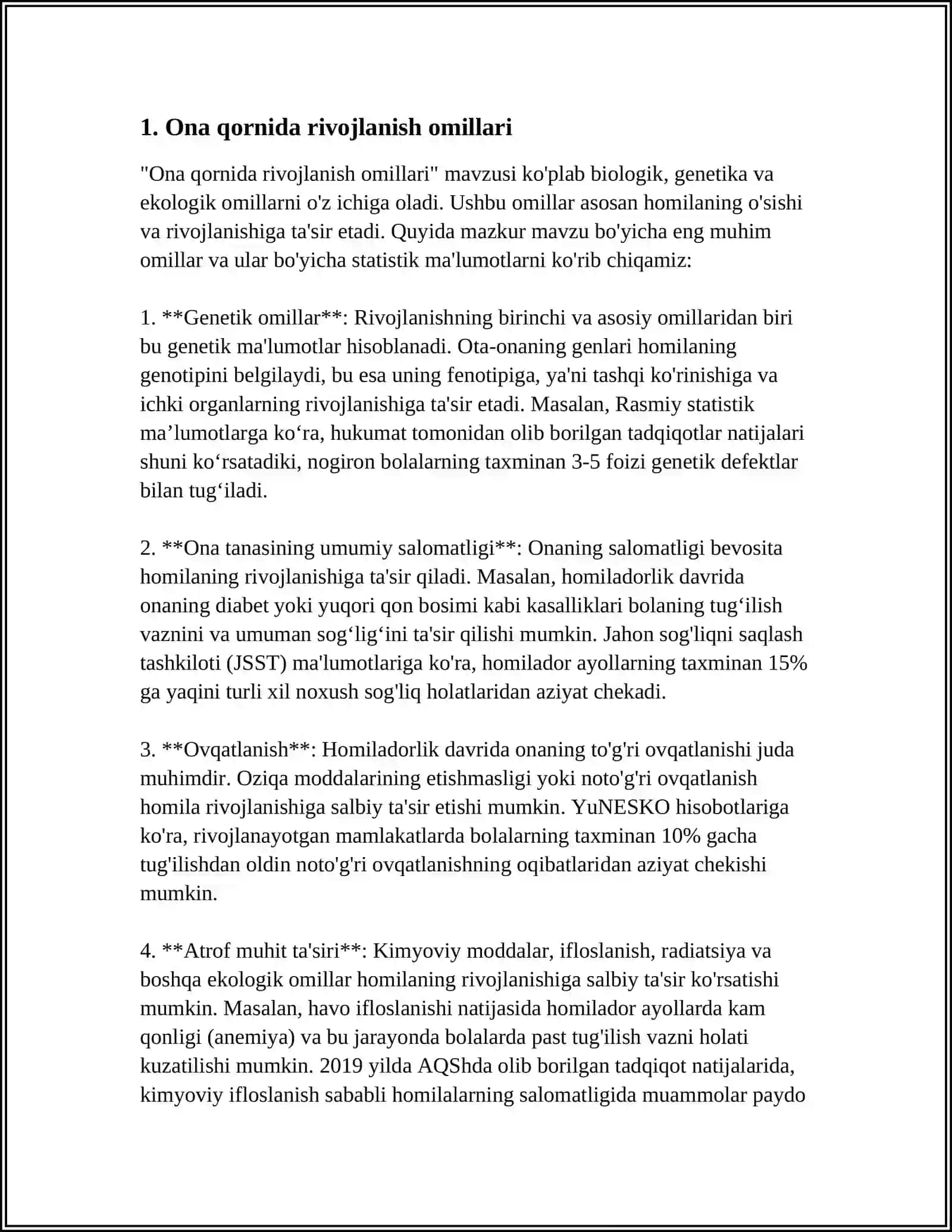 ONA QORNIDA RIVOJLANISH PATALOGIYASI 3