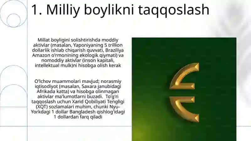 Millat boyligi: milliy boylik tizimining tashkiliyoti va ishga tushirilishi 3