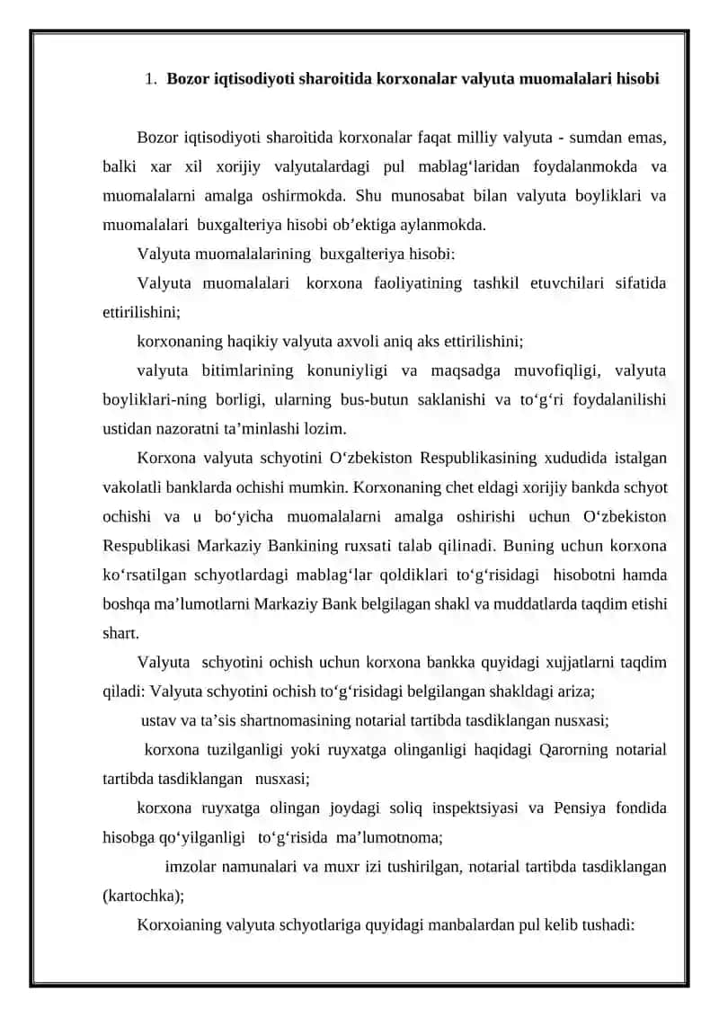 Valyuta Mablagʻlari Xarakat Tahlili 3