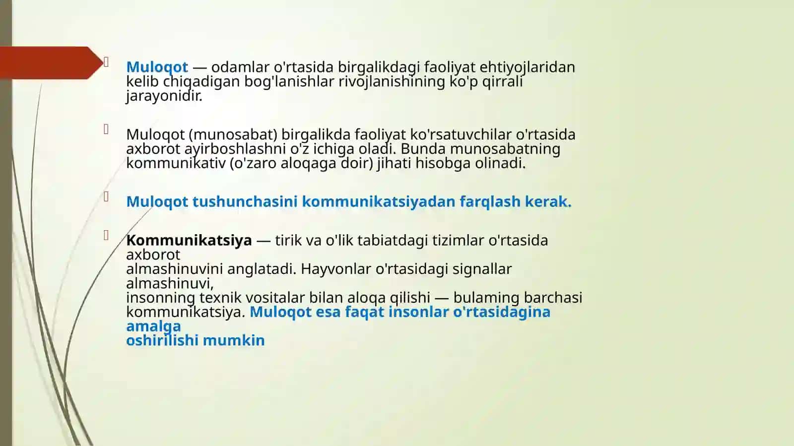 MULOQOT PSIXOLOGIYASINING PREDMETI,MAQSAD VA VAZIFALARI 3